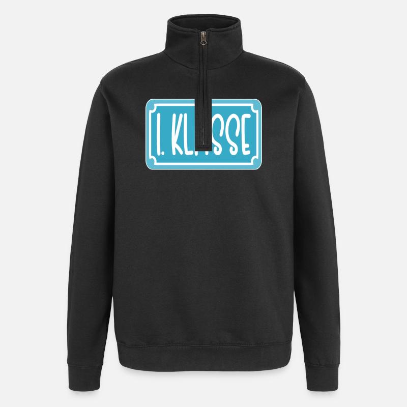 EINSCHULUNG 1. KLASSE - Quarter-Zip-Sweatshirt - Schwarz