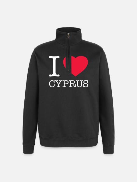 J’ADORE CHYPRE - Sweat à zip 1/4 - noir