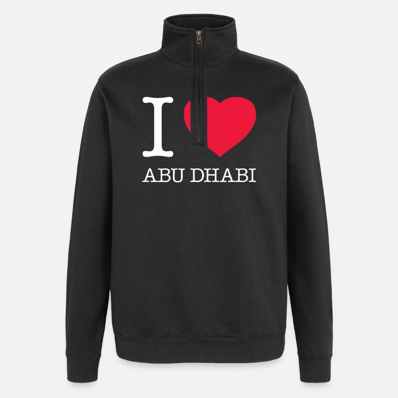 J’ADORE ABU DHABI - Sweat à zip 1/4 - noir