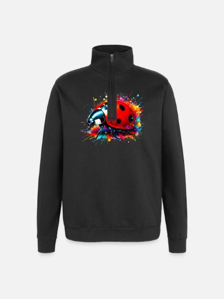 Ladybird - Quarter-Zip Sweatshirt - black