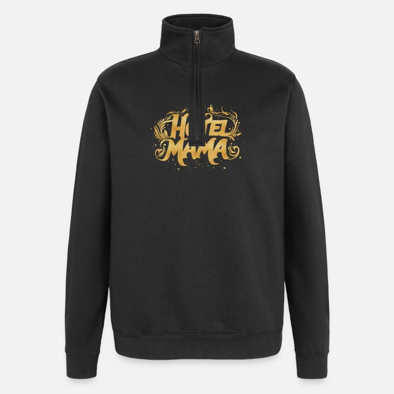 Hotel Mama! - Quarter-Zip-Sweatshirt - Schwarz