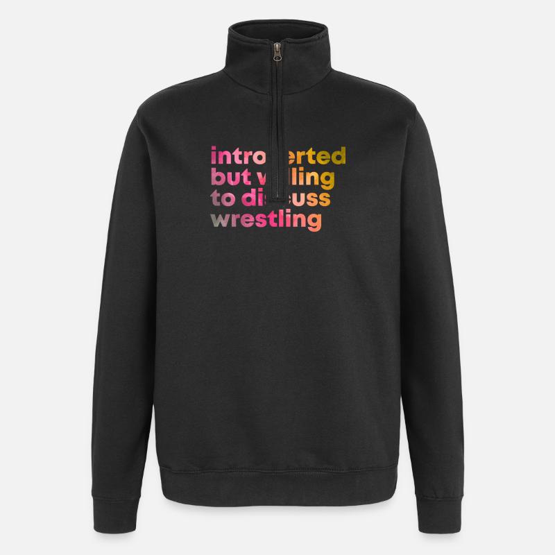 Ringen - Quarter-Zip-Sweatshirt - Schwarz