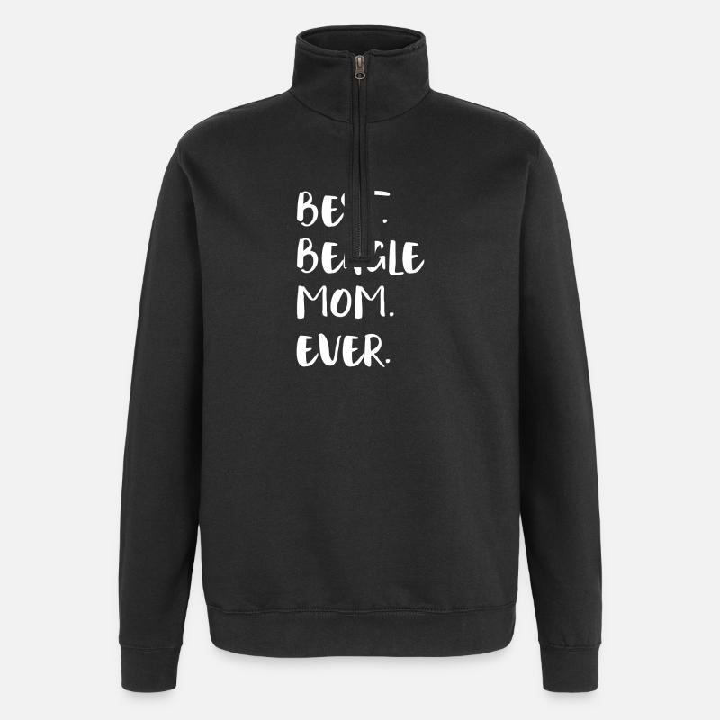Beagle - Quarter-Zip Sweatshirt - black