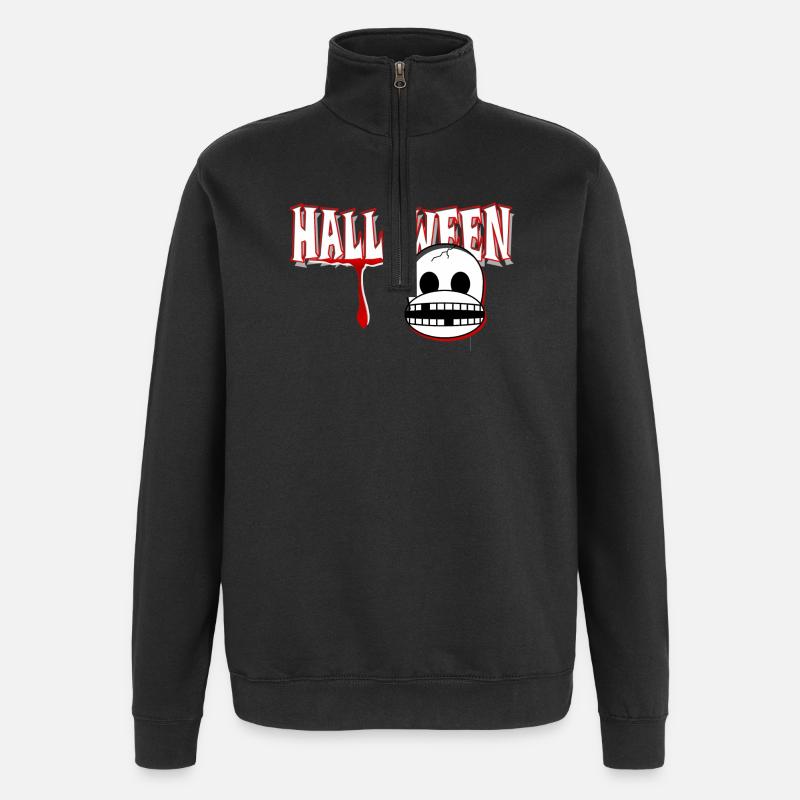HALLOWEEN - Quarter-Zip-Sweatshirt - Schwarz