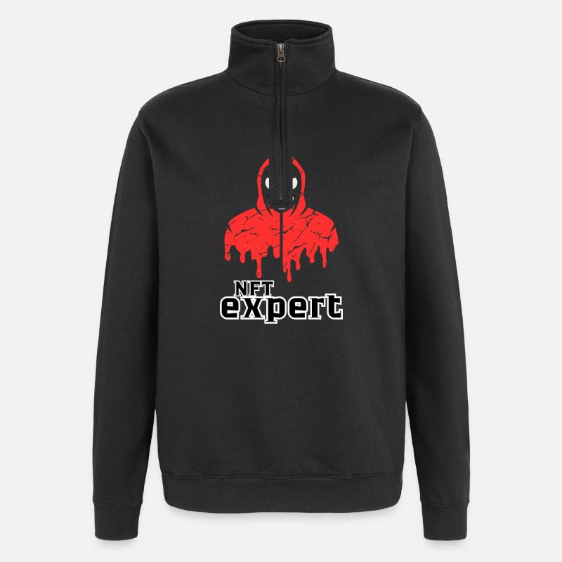 NFT - Expert en actifs numériques - Sweat à zip 1/4 - noir
