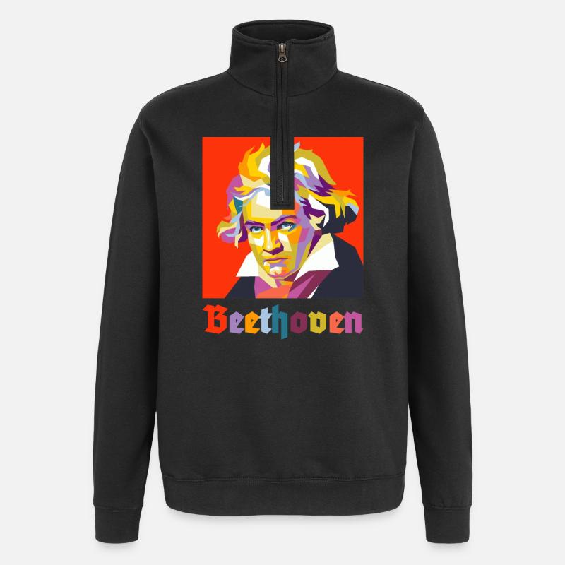 Beethoven 2 - Quarter-Zip-Sweatshirt - Schwarz