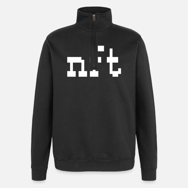 Nft - Quarter-Zip Sweatshirt - black