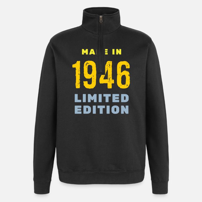 1946 - Quarter-Zip Sweatshirt - black