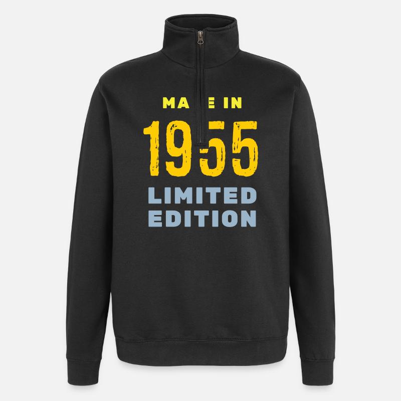 1955 - Quarter-Zip Sweatshirt - black