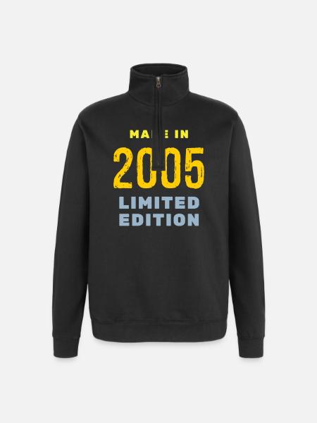 2005 - Quarter-Zip Sweatshirt - black