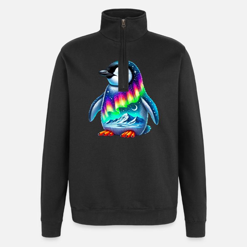 Pingouin - Sweat à zip 1/4 - noir