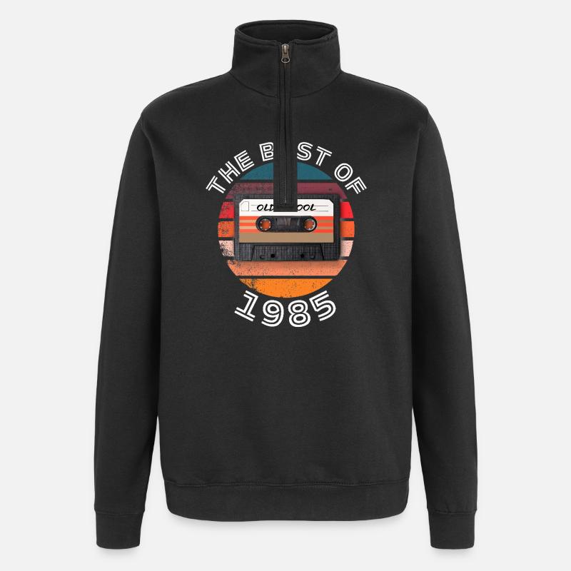 Le meilleur de 1985 - Sweat à zip 1/4 - noir