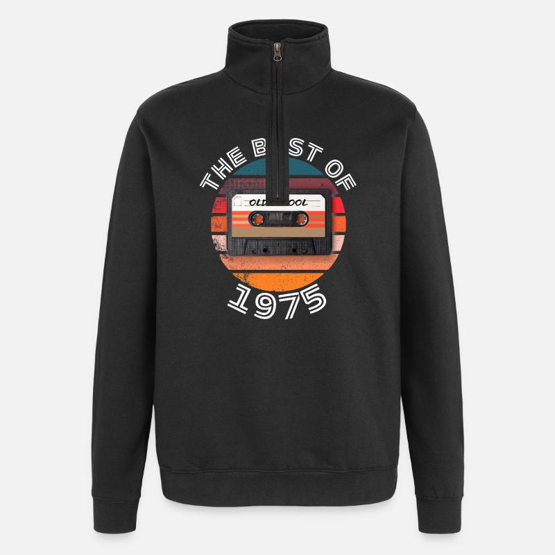 Le meilleur de 1975 - Sweat à zip 1/4 - noir