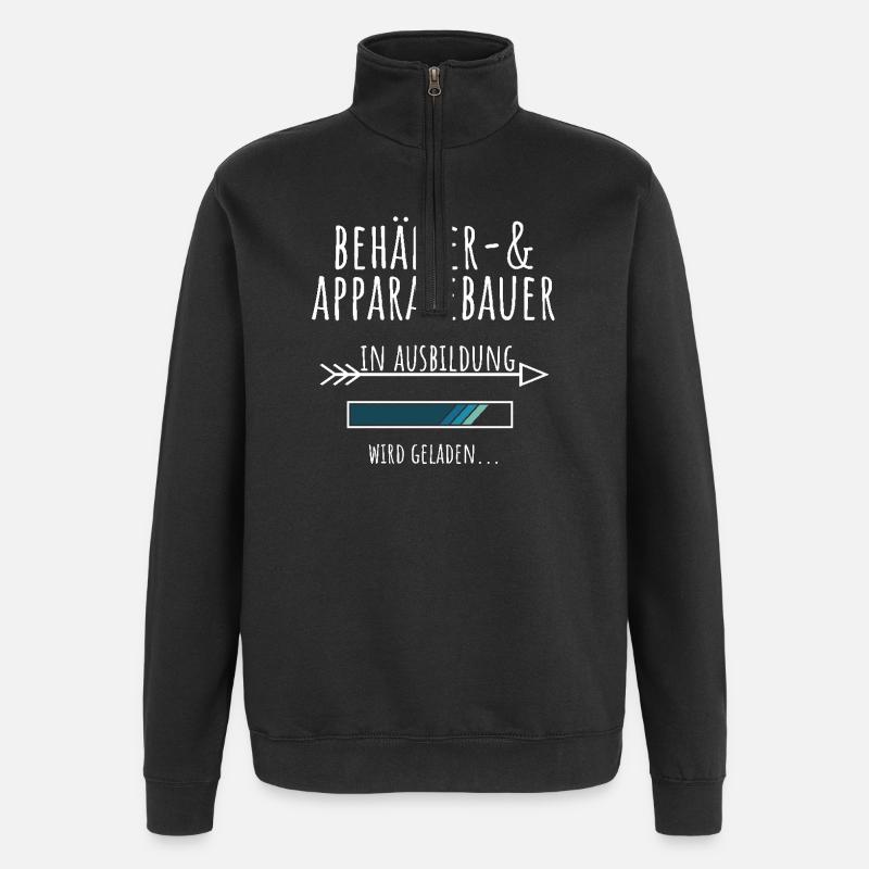 Behälter und Apparatebauer Ausbildung Beruf - Quarter-Zip-Sweatshirt - Schwarz