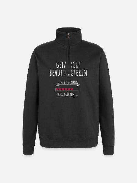 Gefahrgutbeauftragterin Ausbildung Beruf Geschenk - Quarter-Zip-Sweatshirt - Schwarz