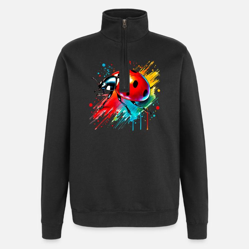 Ladybird - Quarter-Zip Sweatshirt - black