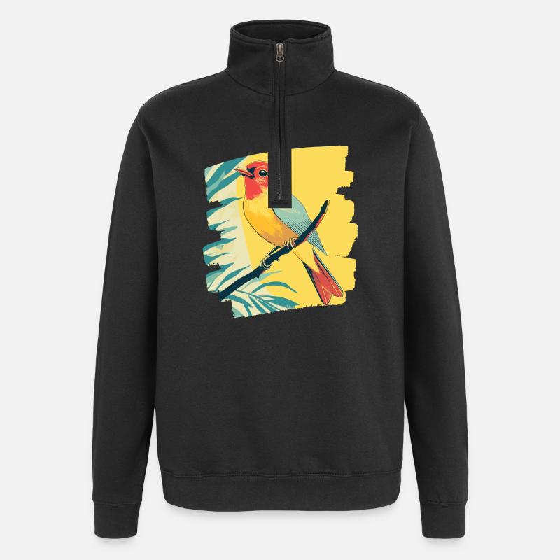 Canari - Sweat à zip 1/4 - noir