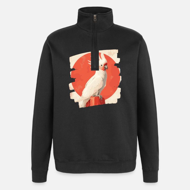 Kakadu - Quarter-Zip-Sweatshirt - Schwarz