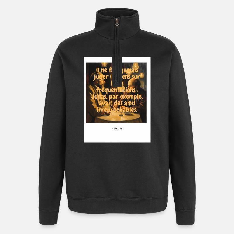 Richter - Quarter-Zip-Sweatshirt - Schwarz