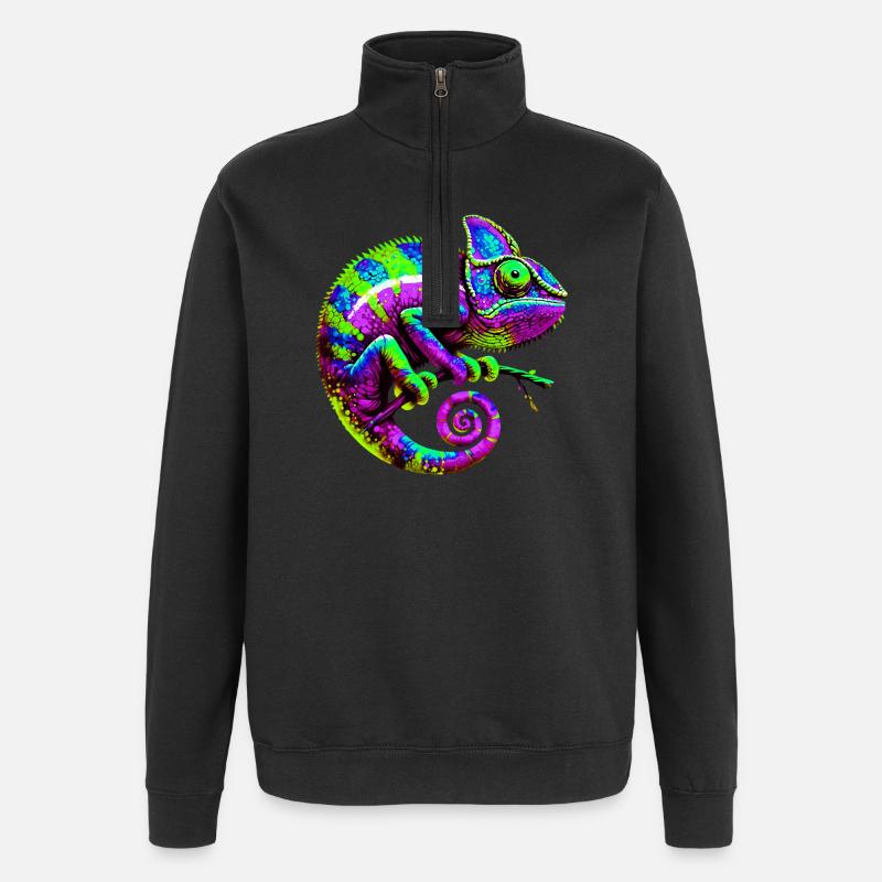 Chameleon - Quarter-Zip Sweatshirt - black