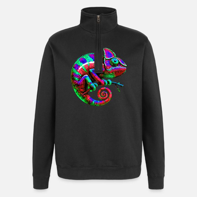 Chameleon - Quarter-Zip Sweatshirt - black