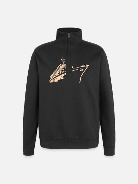 Cruise Ship Cruise Ship Luxury - Quarter-Zip Sweatshirt - black