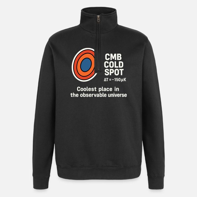 CMB Point froid - Sweat à zip 1/4 - noir
