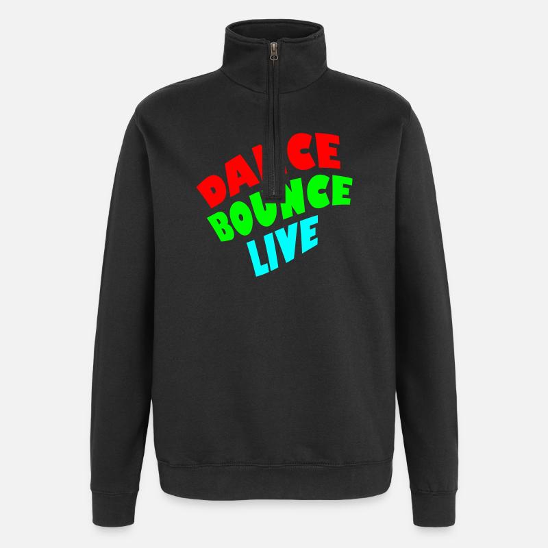 Dance Bounce Live 3-farbig - Quarter-Zip-Sweatshirt - Schwarz