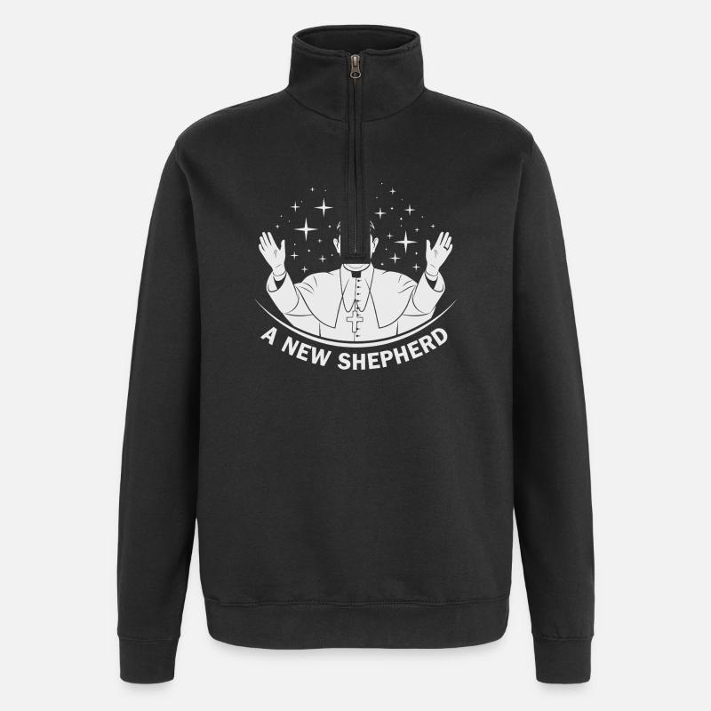 A New Shepherd - Quarter-Zip Sweatshirt - black