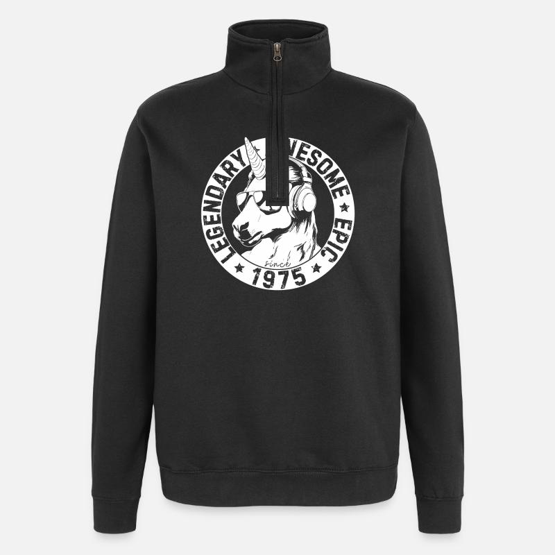 Legendary, Awesome, Epic since 1975 - Sweat à zip 1/4 - noir