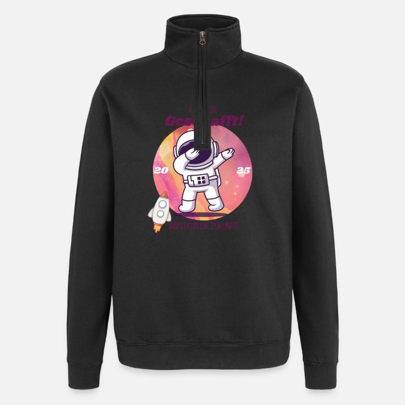 4th grade done – Future 2025 - Quarter-Zip Sweatshirt - black