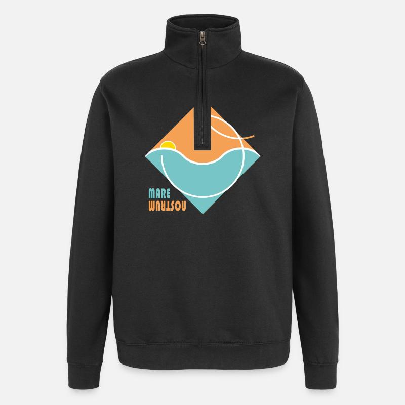 MARE NOSTRUM - Sweat à zip 1/4 - noir