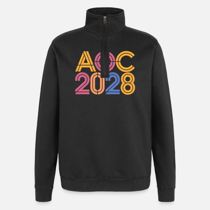 AOC 2028 - Quarter-Zip Sweatshirt - black