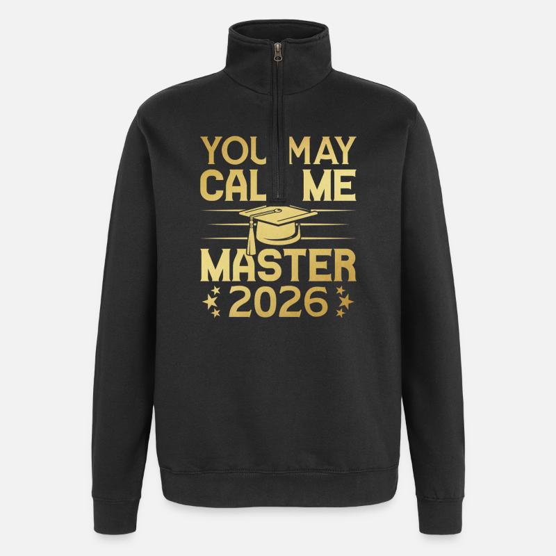 Du darfst mich Masters 2026 nennen - Quarter-Zip-Sweatshirt - Schwarz
