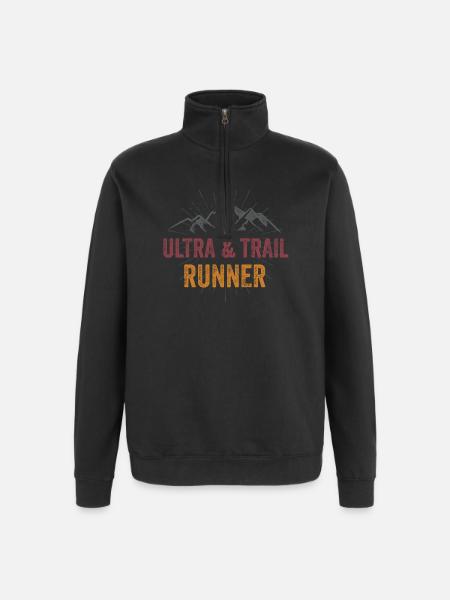 Ultra & Trail Runner - Sweat à zip 1/4 - noir