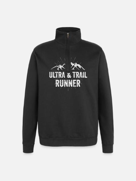 Ultra & Trail Runner - Sweat à zip 1/4 - noir