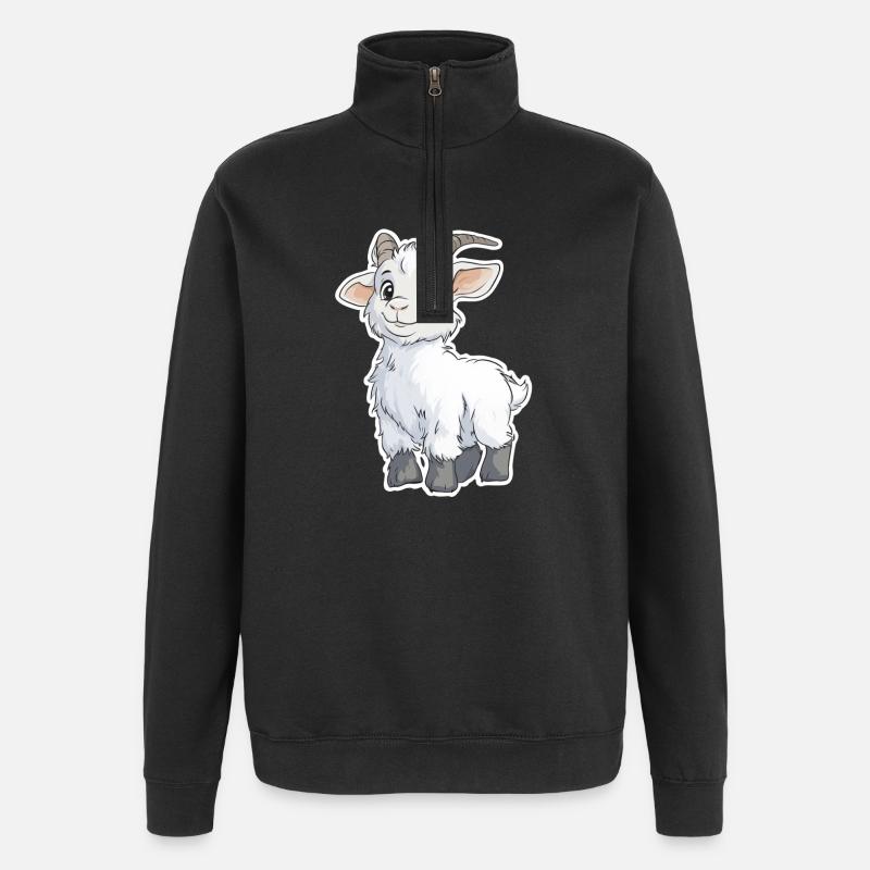 Goat - Quarter-Zip Sweatshirt - black