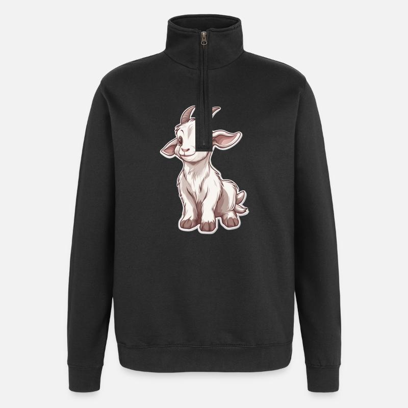 Goat - Quarter-Zip Sweatshirt - black