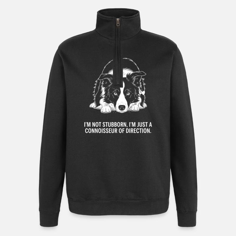 L’expert directionnel - Sweat à zip 1/4 - noir