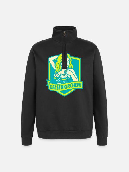 Gelsenkirchen Superstar - Quarter-Zip Sweatshirt - black