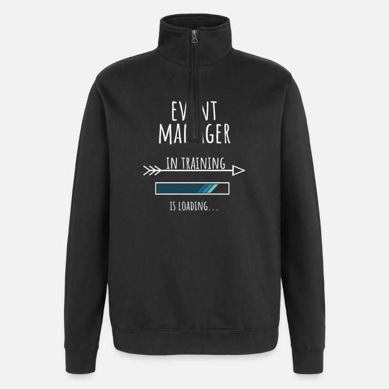 Event Manager Geschenk Beruf Ausbildung - Quarter-Zip-Sweatshirt - Schwarz