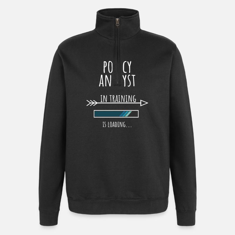 Policy Analyst Geschenk Beruf Ausbildung - Quarter-Zip-Sweatshirt - Schwarz