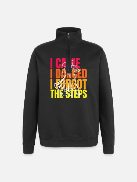 Gesellschaftstanz Tanztraining Ballroom Geschenk - Quarter-Zip-Sweatshirt - Schwarz