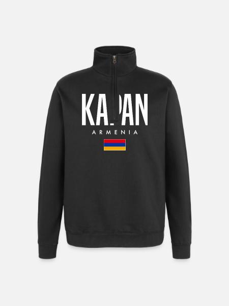 Kapan Armenia - Quarter-Zip Sweatshirt - black