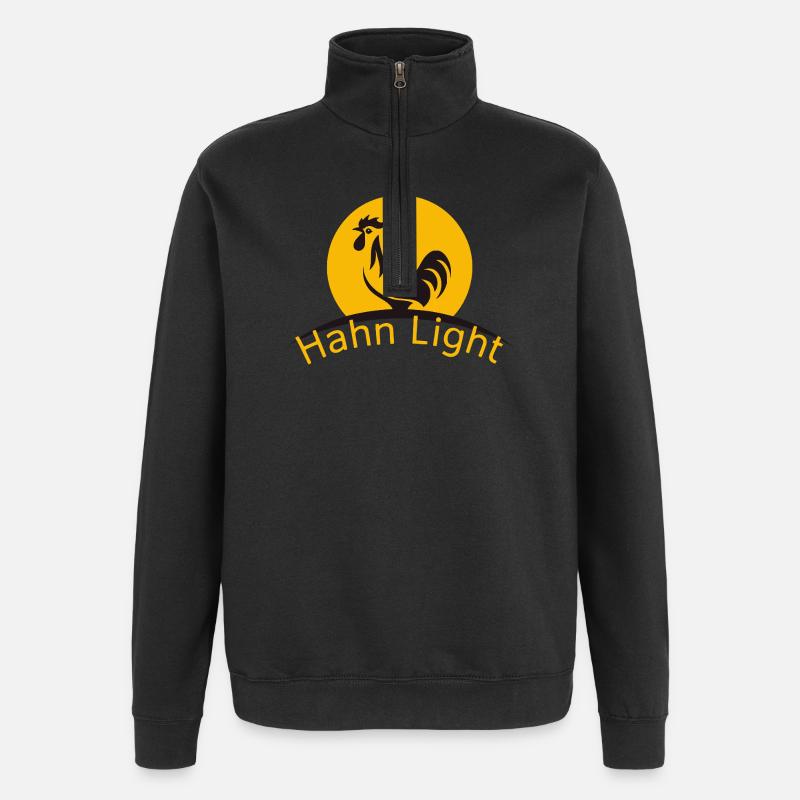 Tap Light - Quarter-Zip Sweatshirt - black