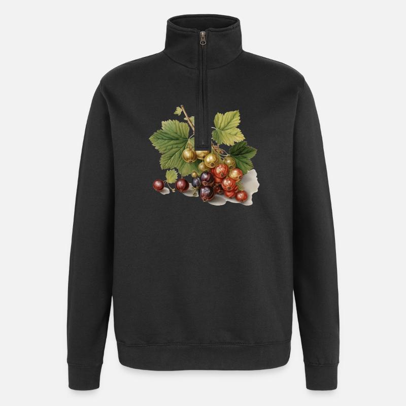 Currants - Quarter-Zip Sweatshirt - black
