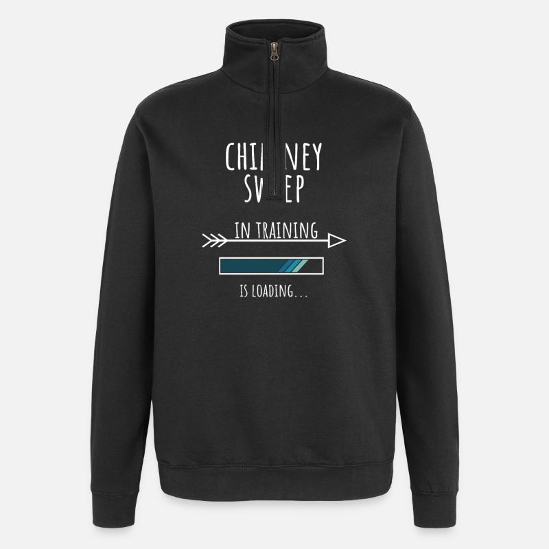 Cadeau Profession Formation Ramoneur - Sweat à zip 1/4 - noir