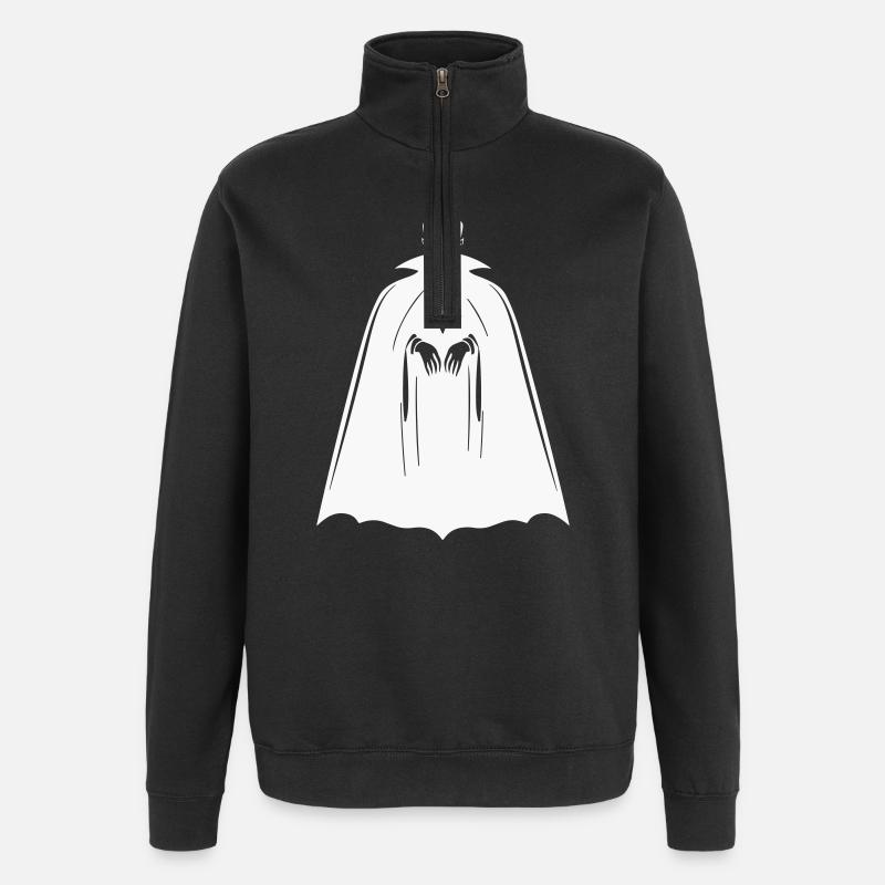 Dracula - Quarter-Zip Sweatshirt - black