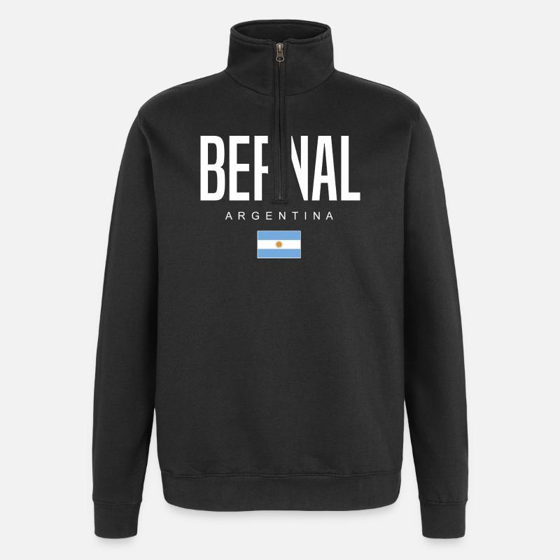 Bernal Argentinien Argentinier - Quarter-Zip-Sweatshirt - Schwarz
