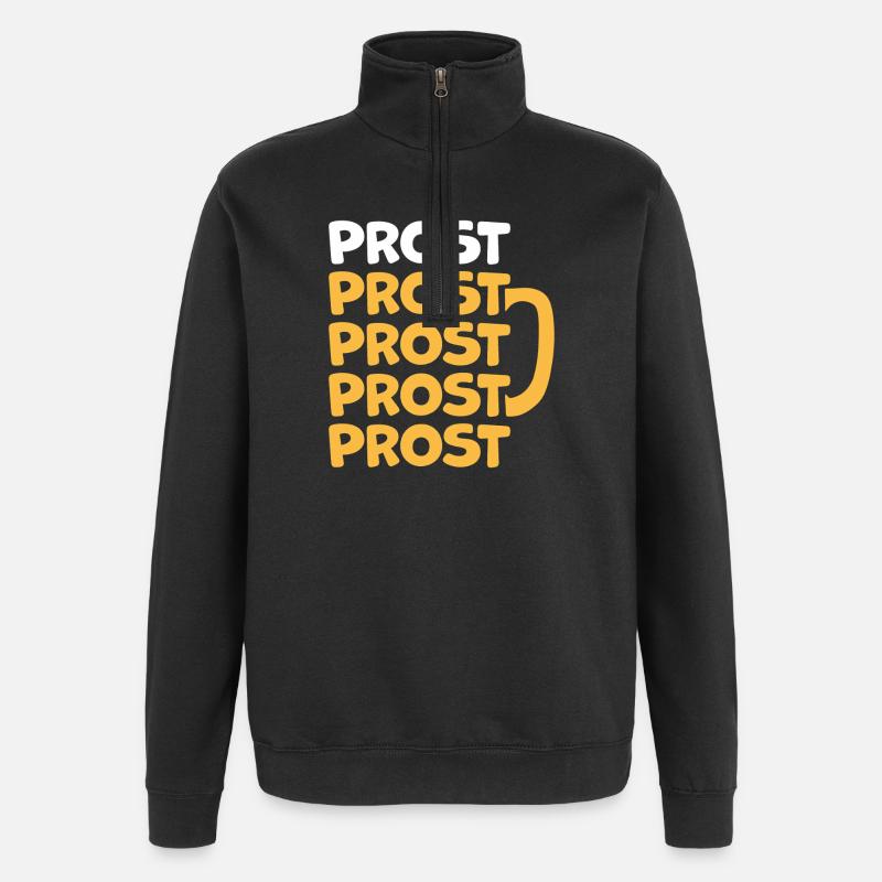 Prost - Sweat à zip 1/4 - noir